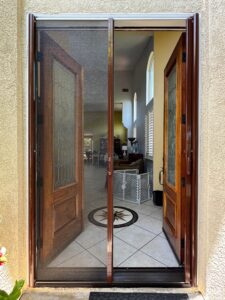 french door retractable screens